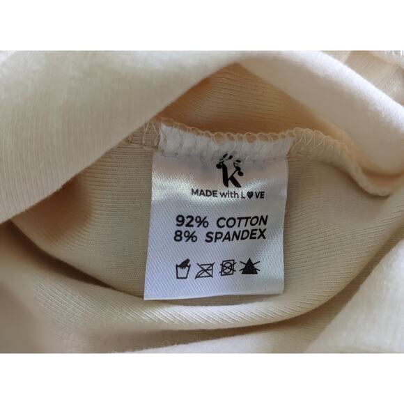 Karibou Milana Winged Cotton Playsuit Sz 1 Year Almond Cream - Picture 8 of 9